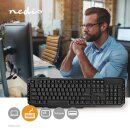 Kabelgebundene USB-Tastatur | Multimedia-Tasten | US International