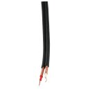 Lautsprecherkabel auf Rolle 2x 0.25 mm² 100 m Schwarz