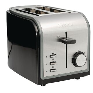Toaster 800 W Schwarz