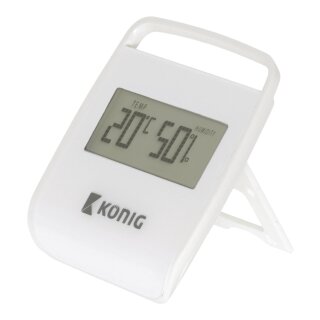 Thermometer / Hygrometer Innen Weiss