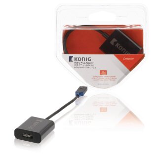 Adapter USB-C male - HDMI-Buchse Anthrazit