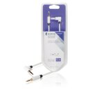 Stereo-Audiokabel 3.5 mm male - 3.5 mm male 0.50 m Weiss