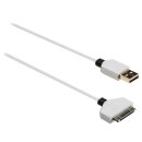 Sync und Ladekabel Apple Dock 30-pin - USB A male 2.00 m Weiss