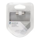 Koax-Adapter Koax-Kupplung - Koax-Kupplung Weiss