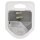 F-Stecker Wetterfest RG6 Male Metall Silber
