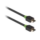 High Speed HDMI Kabel mit Ethernet HDMI Anschluss - HDMI Anschluss 10.0 m Anthrazit