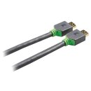 High Speed HDMI Kabel mit Ethernet HDMI Anschluss - HDMI Anschluss 10.0 m Anthrazit