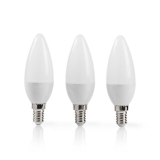 3 Stück LED-Lampe E14 Sockel Leuchtmittel Kerze Design Leuchte Glühbirne