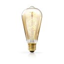 Dimmbare Vintage-LED-Glühlampe E27 Filament | ST64  | 5 W | 260 lm dimmbar Glühbirne