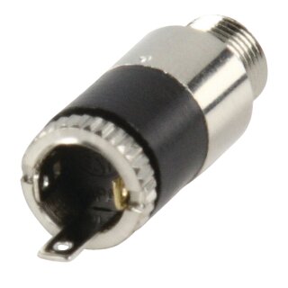 Audio-Stecker 3.5 mm Female Silber