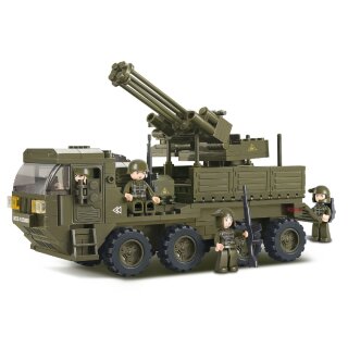 Bausteine Army Serie Schwertransporter