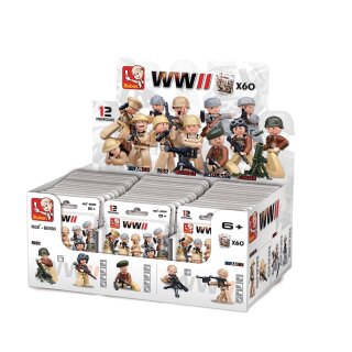 Bausteine WWII Serie Minifiguren