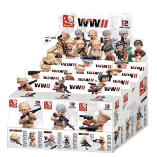 Bausteine WWII Serie Minifiguren