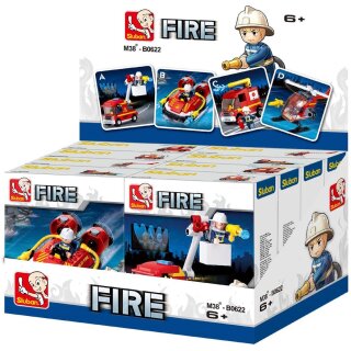 Bausteine Fire Serie Feuerfahrzeuge