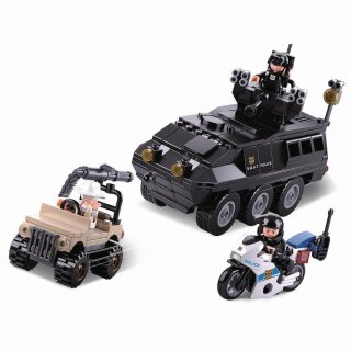 Bausteine Police Serie Panzerfahrzeug