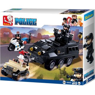 Bausteine Police Serie Panzerfahrzeug