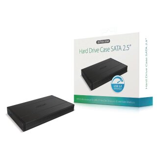 Festplattengehäuse 2.5 " SATA USB 3.0 Schwarz