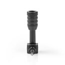 Kabelgebundenes Mikrofon | Mini | Steckmontage | 3,5 mm | Schwarz