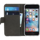 Telefon Gelly Bookcase mit Portemonnaie Apple iPhone 5 / 5s / SE Schwarz