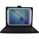 Tablet Bluetooth-Tastaturhülle 9-10" Universal US International Schwarz