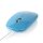 Kabelgebundene Maus | 1000 dpi | 3 Tasten | Blau