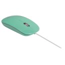 Maus mit Kabel Desktop 3 Tasten Grün