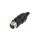 Stecker XLR Female Metall Silber