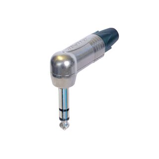 Audio-Stecker 6.35 mm Male Metall Silber