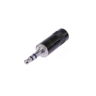 Audio-Stecker 3.5 mm Male Schwarz