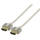 High Speed HDMI Kabel mit Ethernet HDMI Anschluss - HDMI Anschluss 1.00 m Weiss
