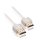 High Speed HDMI Kabel mit Ethernet HDMI Anschluss - HDMI Anschluss 1.00 m Weiss