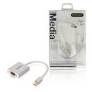 Mini Displayport-Kabel Mini Displayport Stecker - VGA female 0.20 m Weiss