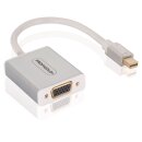 Mini Displayport-Kabel Mini Displayport Stecker - VGA female 0.20 m Weiss