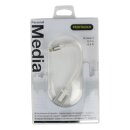 Mini Displayport-Kabel Mini Displayport Stecker - Displayport female 0.20 m Weiss