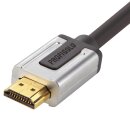 High Speed HDMI Kabel mit Ethernet HDMI Anschluss - HDMI Anschluss 1.00 m Schwarz
