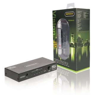 5-Port Ultra HD HDMI Schalter Schwarz