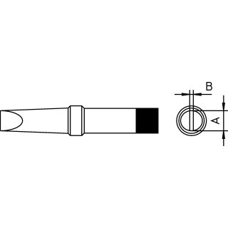 Lötspitze Flachform 4.6 mm