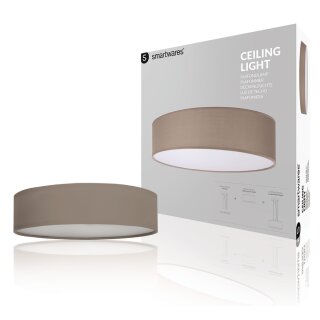 LED-Deckenleuchte Braun