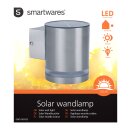 Solar-Wandleuchte LED Grau