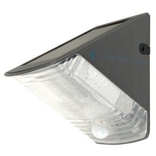 Solar-Wandleuchte 1 LED Schwarz