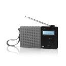 Digital Radio DAB+ | 4,5 W | UKW | Uhr und Alarm  | Grau/Schwarz