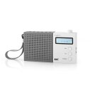 Digital Radio DAB+ | 4,5 W | UKW | Uhr und Alarm  | Grau/Weiß