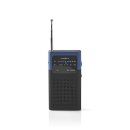 UKW-Radio | 1,5 W | Taschenformat | Schwarz/Blau