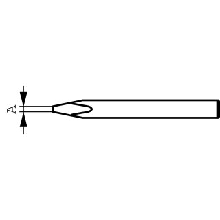 Lötspitze konisch 0.4 mm