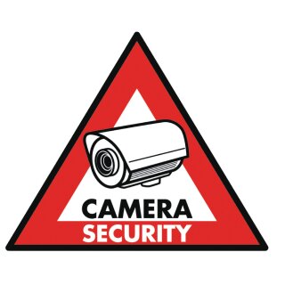 CCTV Warnaufkleber