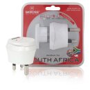 Reise-Adapter Reiseadapter Combo - World für Südafrika mit Schutzkontakt