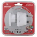 Reise-Adapter Reiseadapter Combo - World für Südafrika mit Schutzkontakt