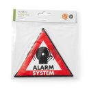 5 Stück Aufkleber Alarm System Alarmanlage innen...