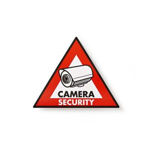 Warn aufkleber | Symbol Camera Security Kamera Überwachung Diebstahlschutz