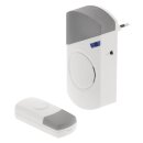 Funktürklingel-Set mit Netzteil 70 dB Weiss/Grau